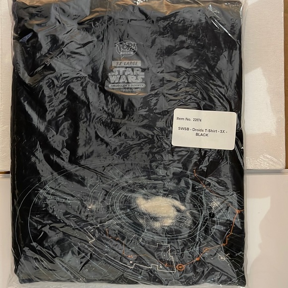 New in package Funko Pop! Star Wars Droids T-shirt - 3X - Black - Picture 2 of 2